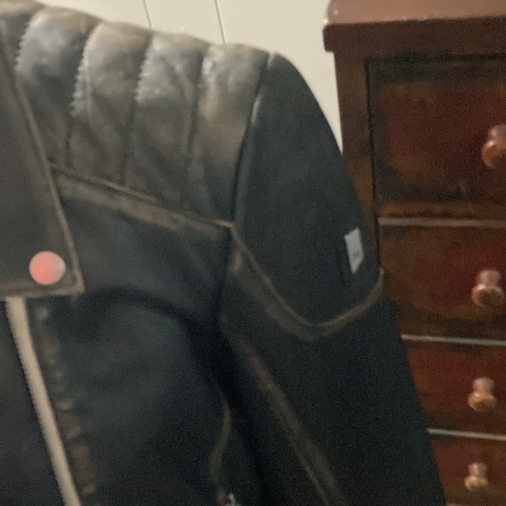 NWT  Mauritius Distressed Lamb Skin Moto Zip-Up Jacket 🤩🤩 - Picture 11 of 16